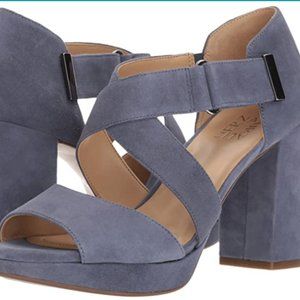 Naturalizer Harper Platform Sandals, Paris Blue, 8